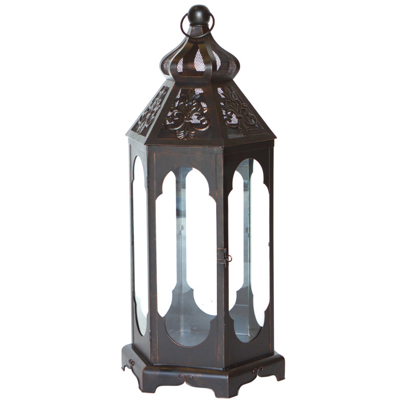 Astoria Grand 32" Metal Floor Lantern Holder & Reviews